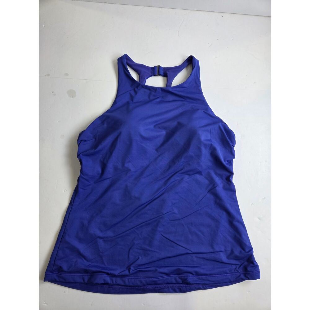 Athleta Women's Royal Blue High-Neck Bikini Top